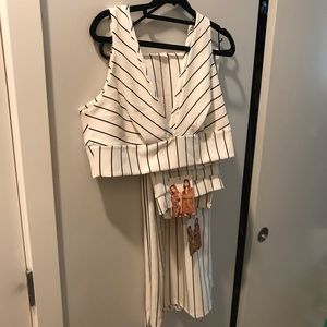 New with tags pin strip 2 piece